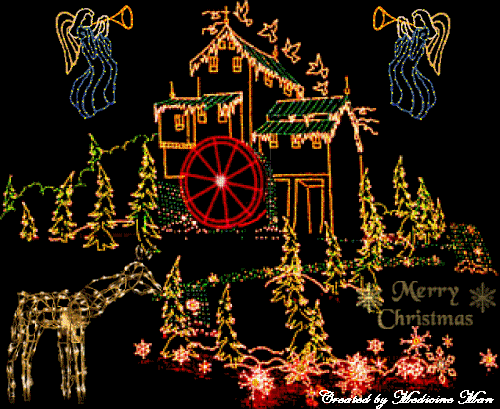 Merry_Christmas_House_With_Lights_Animated