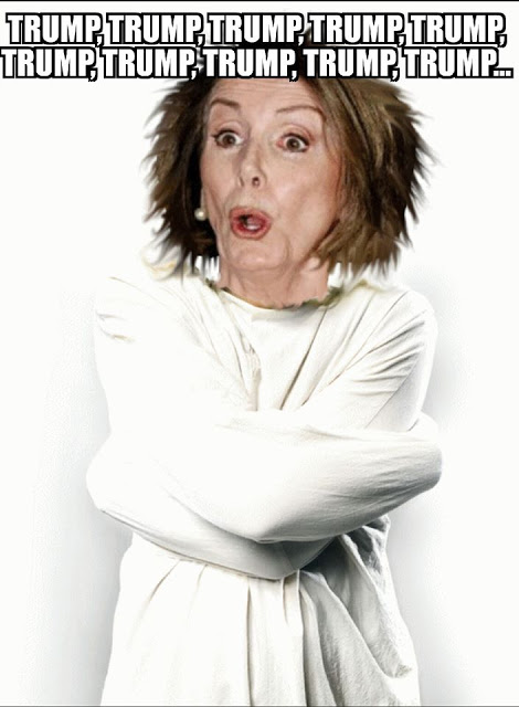 Image result for Pelosi in straight jacket